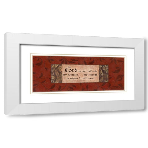 . White Modern Wood Framed Art Print with Double Matting by Haynes, Smith