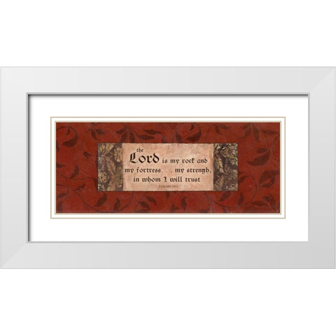 . White Modern Wood Framed Art Print with Double Matting by Haynes, Smith
