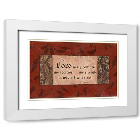 . White Modern Wood Framed Art Print with Double Matting by Haynes, Smith