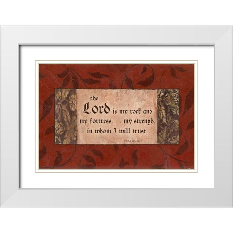 . White Modern Wood Framed Art Print with Double Matting by Haynes, Smith