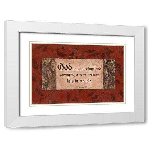 . White Modern Wood Framed Art Print with Double Matting by Haynes, Smith