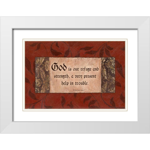 . White Modern Wood Framed Art Print with Double Matting by Haynes, Smith