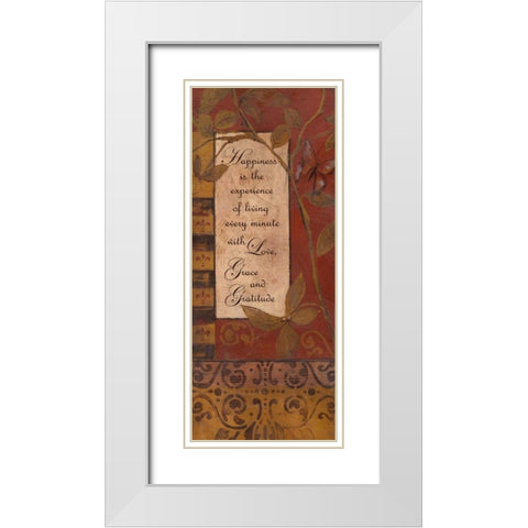 . White Modern Wood Framed Art Print with Double Matting by Haynes, Smith