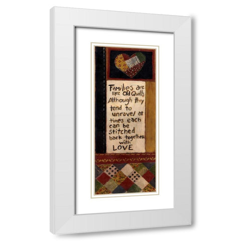 . White Modern Wood Framed Art Print with Double Matting by Haynes, Smith