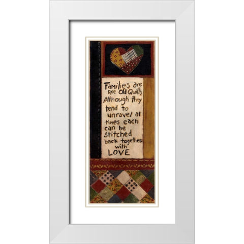. White Modern Wood Framed Art Print with Double Matting by Haynes, Smith