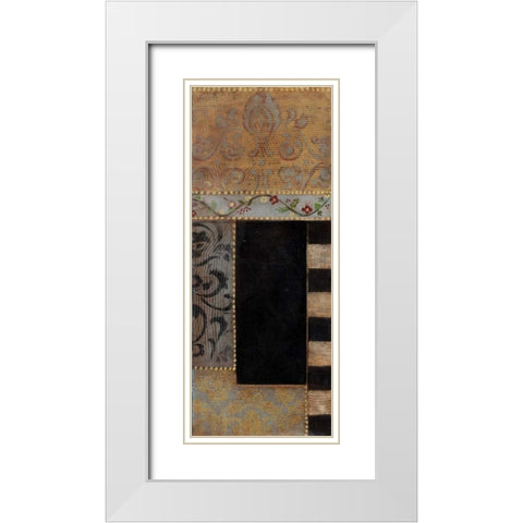 . White Modern Wood Framed Art Print with Double Matting by Haynes, Smith
