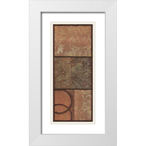 . White Modern Wood Framed Art Print with Double Matting by Haynes, Smith