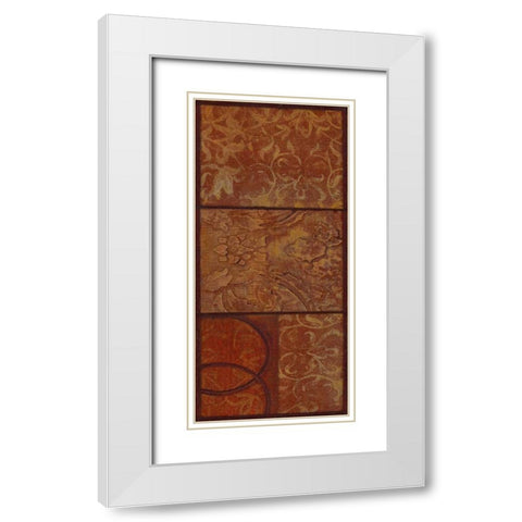 . White Modern Wood Framed Art Print with Double Matting by Haynes, Smith