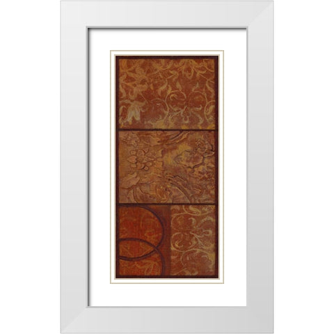 . White Modern Wood Framed Art Print with Double Matting by Haynes, Smith