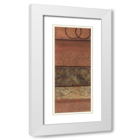 . White Modern Wood Framed Art Print with Double Matting by Haynes, Smith