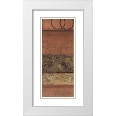. White Modern Wood Framed Art Print with Double Matting by Haynes, Smith