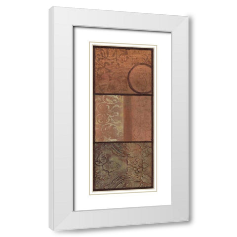 . White Modern Wood Framed Art Print with Double Matting by Haynes, Smith