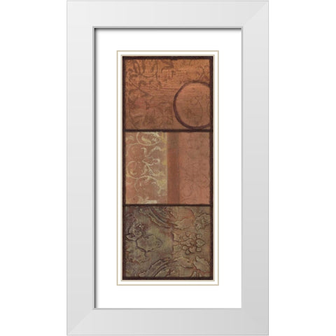 . White Modern Wood Framed Art Print with Double Matting by Haynes, Smith