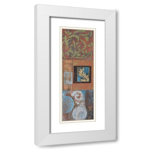 . White Modern Wood Framed Art Print with Double Matting by Haynes, Smith