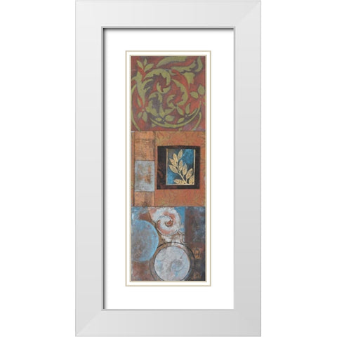 . White Modern Wood Framed Art Print with Double Matting by Haynes, Smith