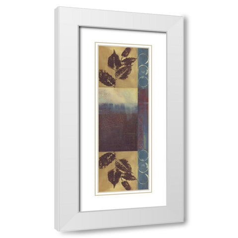 . White Modern Wood Framed Art Print with Double Matting by Haynes, Smith