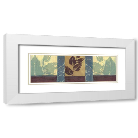 . White Modern Wood Framed Art Print with Double Matting by Haynes, Smith