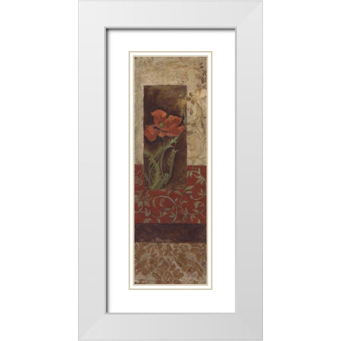 . White Modern Wood Framed Art Print with Double Matting by Haynes, Smith