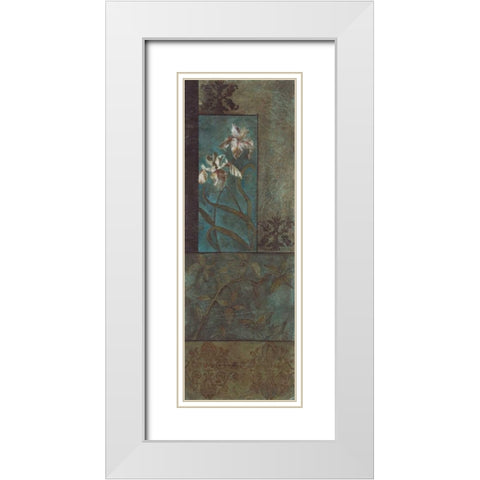 . White Modern Wood Framed Art Print with Double Matting by Haynes, Smith