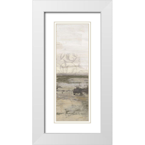 Desert Oasis 1 White Modern Wood Framed Art Print with Double Matting by Haynes, Smith