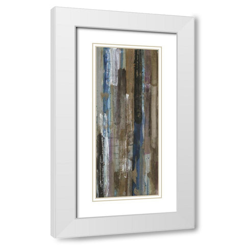 Vertere White Modern Wood Framed Art Print with Double Matting by Haynes, Smith