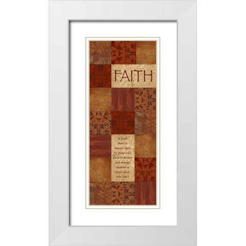 . White Modern Wood Framed Art Print with Double Matting by Haynes, Smith