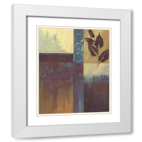 . White Modern Wood Framed Art Print with Double Matting by Haynes, Smith