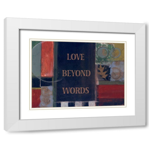 . White Modern Wood Framed Art Print with Double Matting by Haynes, Smith