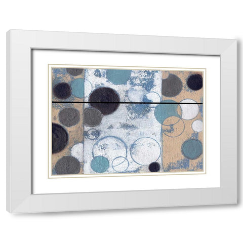 . White Modern Wood Framed Art Print with Double Matting by Haynes, Smith