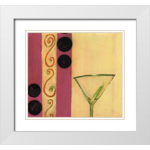 . White Modern Wood Framed Art Print with Double Matting by Haynes, Smith