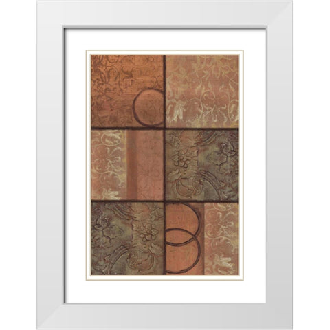 . White Modern Wood Framed Art Print with Double Matting by Haynes, Smith
