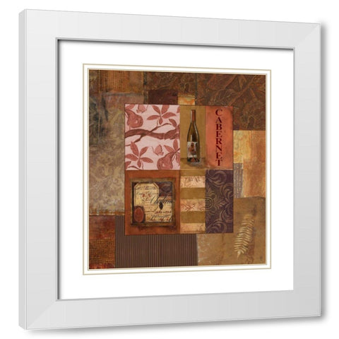 . White Modern Wood Framed Art Print with Double Matting by Haynes, Smith