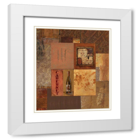 . White Modern Wood Framed Art Print with Double Matting by Haynes, Smith