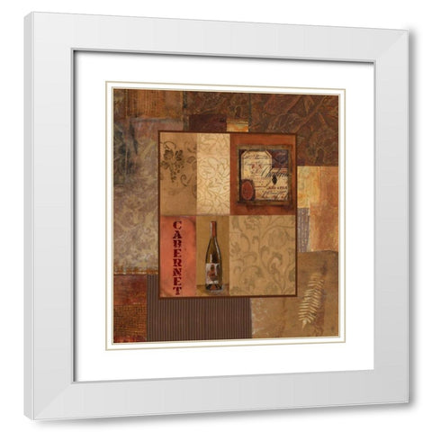 . White Modern Wood Framed Art Print with Double Matting by Haynes, Smith