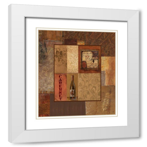 . White Modern Wood Framed Art Print with Double Matting by Haynes, Smith