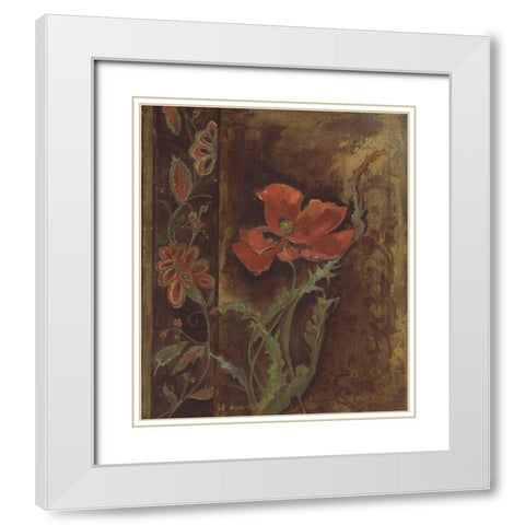 . White Modern Wood Framed Art Print with Double Matting by Haynes, Smith