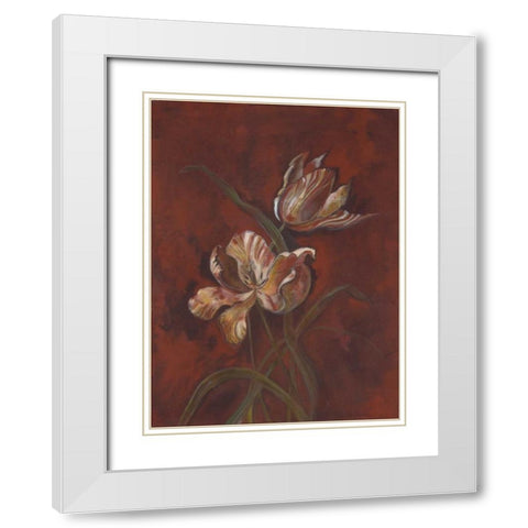 . White Modern Wood Framed Art Print with Double Matting by Haynes, Smith