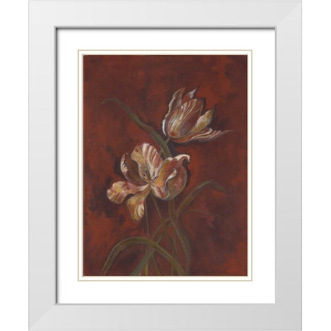 . White Modern Wood Framed Art Print with Double Matting by Haynes, Smith