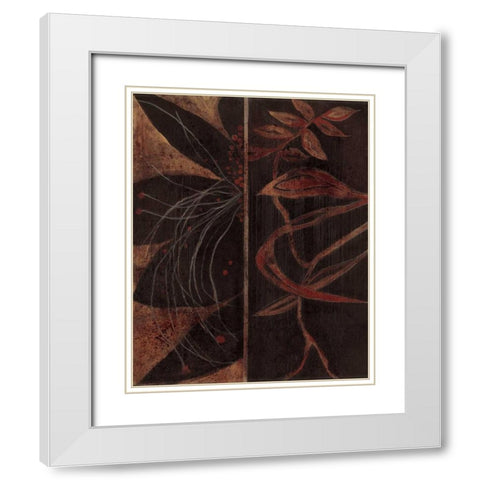 . White Modern Wood Framed Art Print with Double Matting by Haynes, Smith