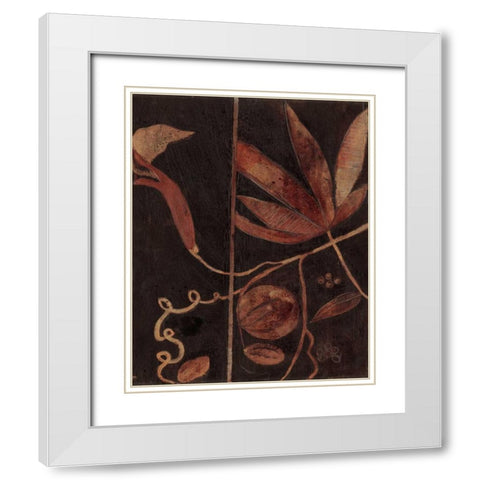 . White Modern Wood Framed Art Print with Double Matting by Haynes, Smith