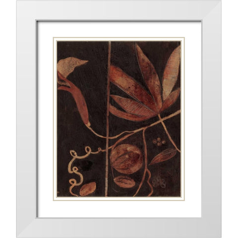 . White Modern Wood Framed Art Print with Double Matting by Haynes, Smith