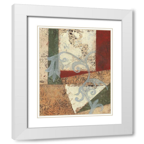 . White Modern Wood Framed Art Print with Double Matting by Haynes, Smith