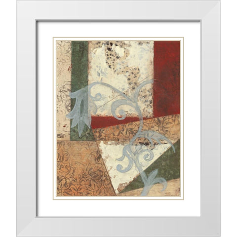 . White Modern Wood Framed Art Print with Double Matting by Haynes, Smith