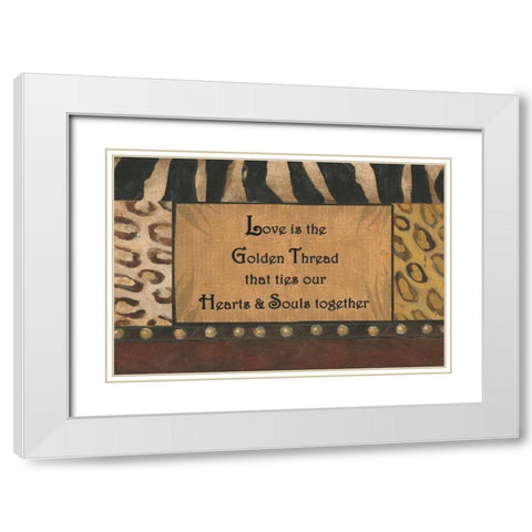 . White Modern Wood Framed Art Print with Double Matting by Haynes, Smith
