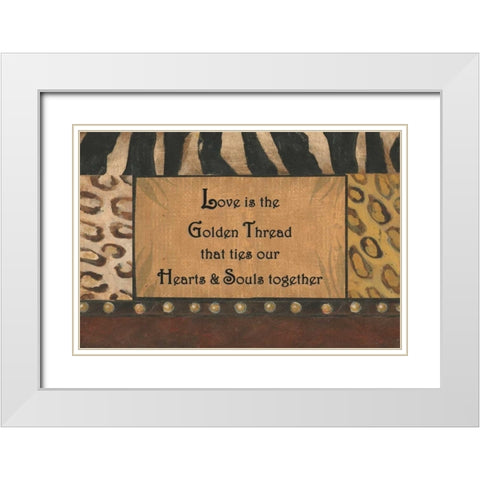. White Modern Wood Framed Art Print with Double Matting by Haynes, Smith
