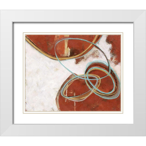 . White Modern Wood Framed Art Print with Double Matting by Haynes, Smith