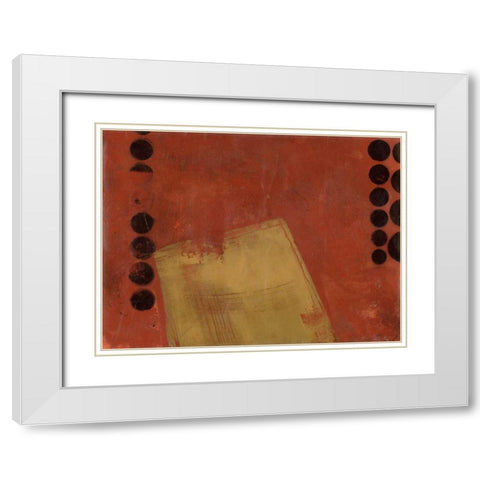 . White Modern Wood Framed Art Print with Double Matting by Haynes, Smith