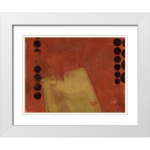 . White Modern Wood Framed Art Print with Double Matting by Haynes, Smith