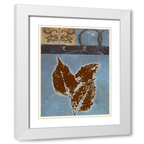 . White Modern Wood Framed Art Print with Double Matting by Haynes, Smith
