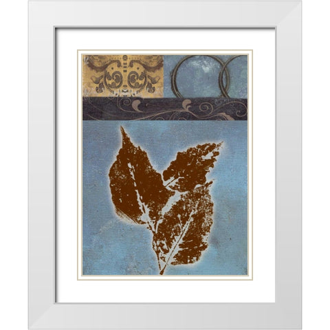 . White Modern Wood Framed Art Print with Double Matting by Haynes, Smith